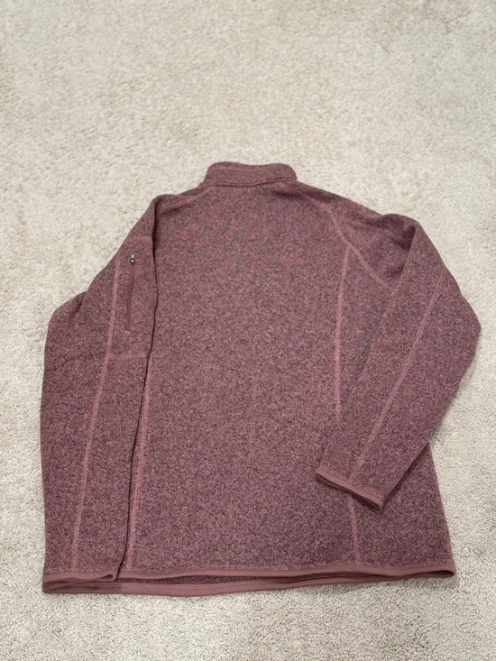 Patagonia Better Sweater Women's 1/4 Zip Fleece Pullover - Dusty Rose - Picture 4 of 7